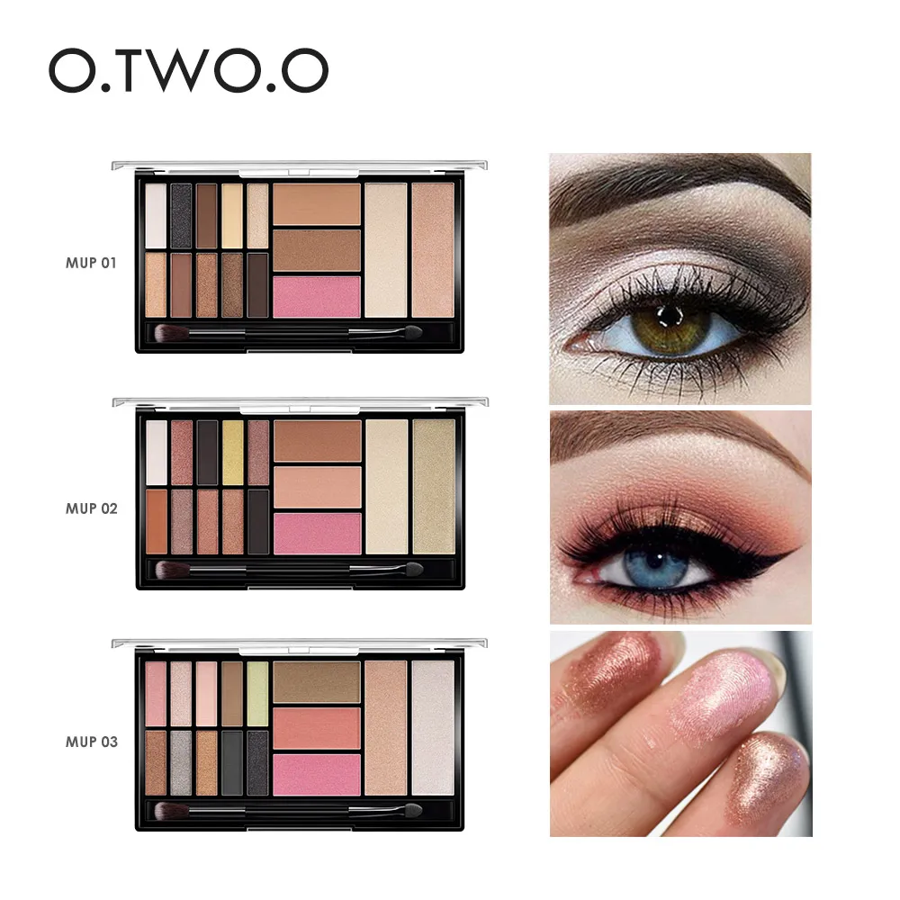 

O.TWO.O 10 Colors Palette Eyeshadow Matte Shimmer Pigment Glitters Makeup Pallete Eyeshadow Waterproof Lasting For Women Gift