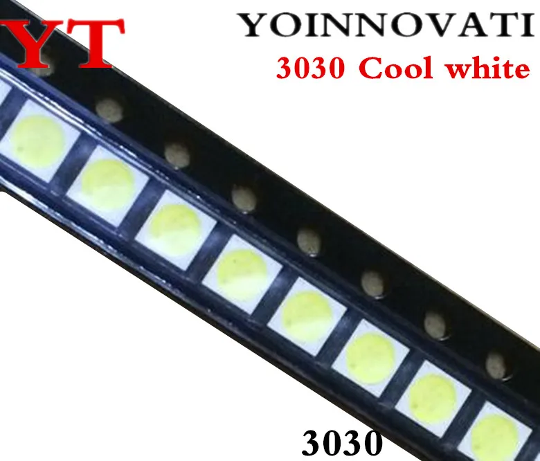 

Free shipping 50pcs/lot 3030 6V Cool white Best quality