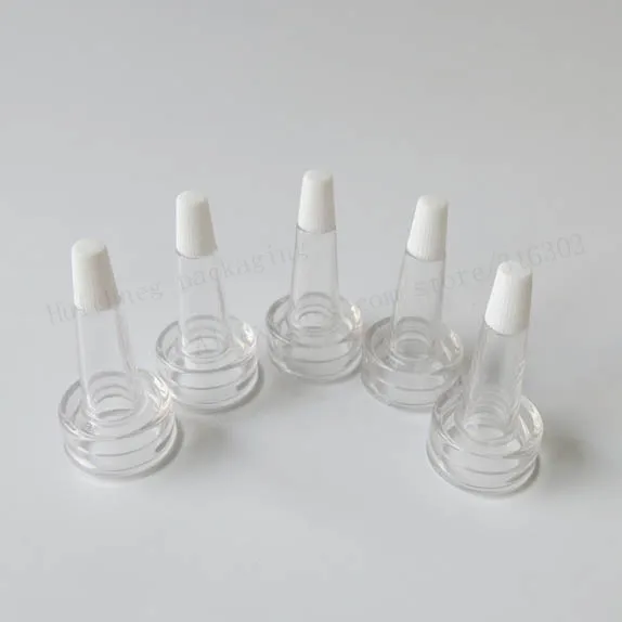 

100 x Clear 13mm 20mm white tip spout cap Rubber Tip Spout Lids