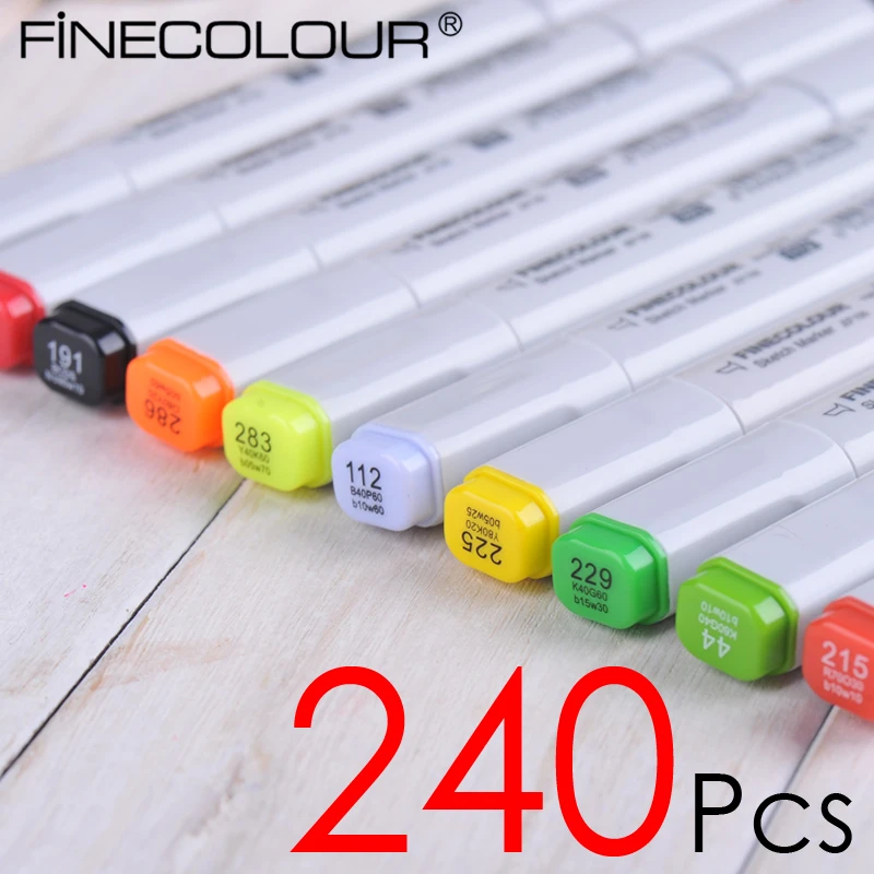 

240 P Colors self-selection set Finecolour-One Marker Pen commonly used Sketch marker a markers