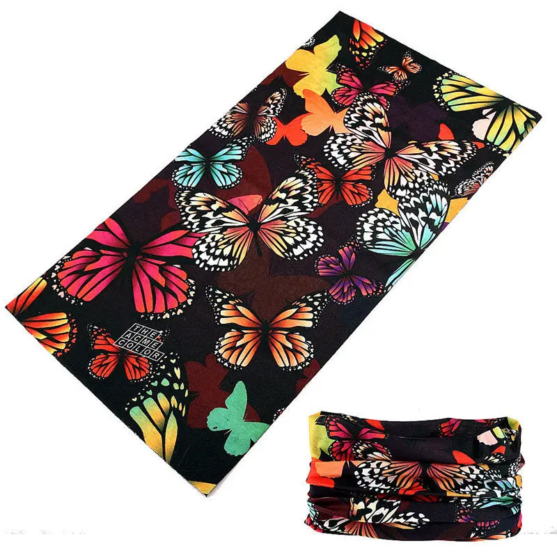

buffe Design Butterfly Magic Seamless Bandanas Cycling Scarf Neck Gaiter Women Men Face Shield Outdoor Sport Mask Headwear Baff