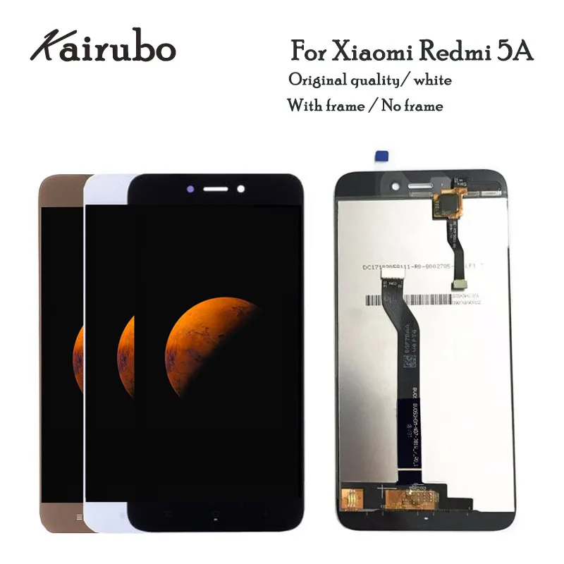 10 шт./лот оригинальный Kairubo для 5 0 &quotXiaomi Redmi 5A hongmi ЖК-экран + сенсорный дигитайзер с