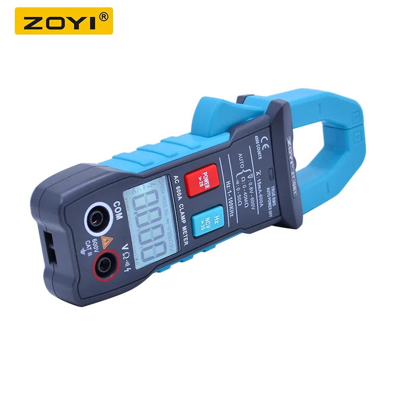 ZOYI ZT QB1 4000 отсчетов 600A клещи мультиметр True RMS пиковый диапазон Авто Диапазон AC/DC