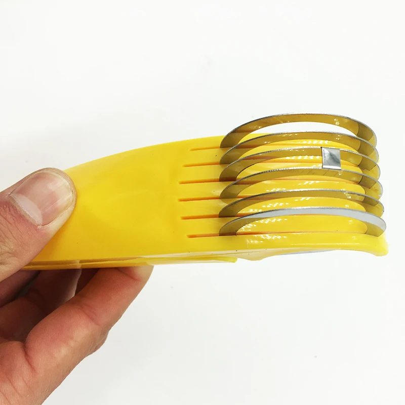 Маленький помощник на кухне игрушки из нержавеющей стали, для бананов слайсер овощерезка для огурцов нож для овощей салат новинка кухонный инструмент UIE011