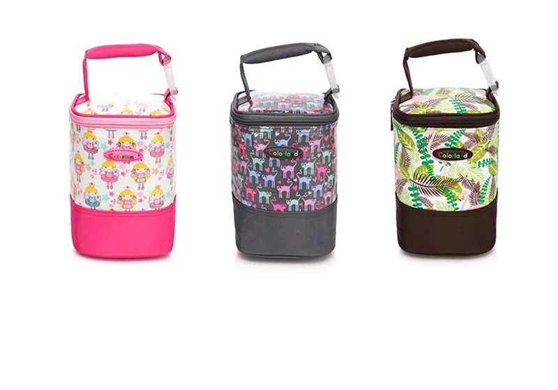Baby Handbag Insulation Bottle Bag Portable Dot Mummy Breast Milk Bottles Thermo Bags Infant Feeding Keep Warm Tote BB5132 (2)