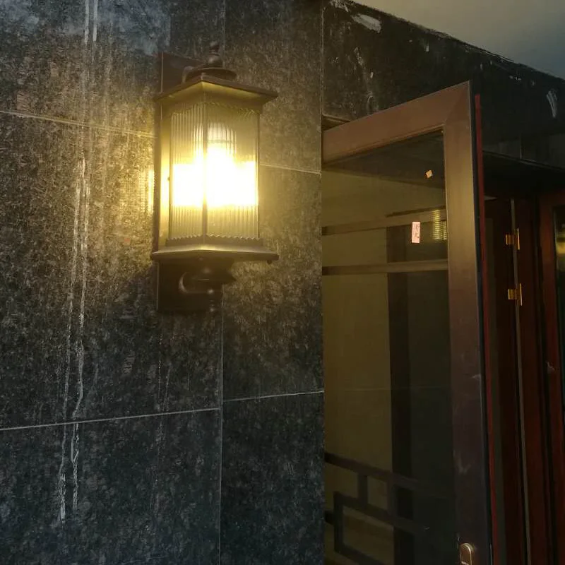 Large Art deco Garden lighting Antique Outdoor Wall Lamp for coffee store Courtyard Hotel E27 Waterproof Gate wall Light sconce Large Art deco Garden lighting Antique Outdoor Wall Lamp for coffee store Courtyard Hotel E27 Waterproof Gate wall Light sconce