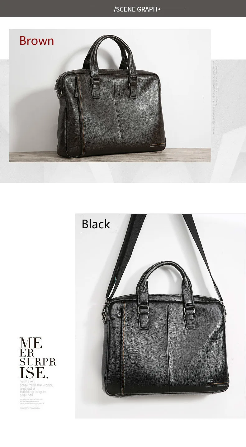 2019 Япония стиль для мужчин's портфели натуральный из кожи коровы для бизнеса сумка черный мужской из натуральной кожи сумки для ноутбуков
