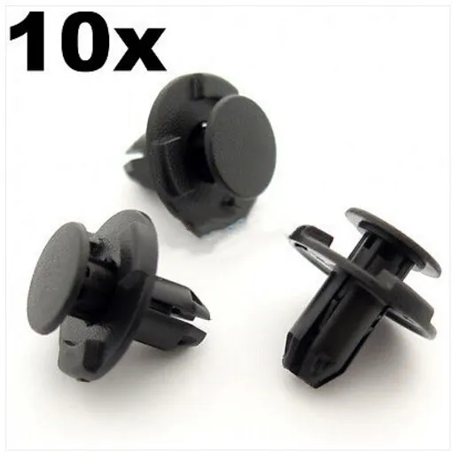10x 8mm Hole, Windscreen Cowl Clips, Windshield Cowling Clips/ Rivets