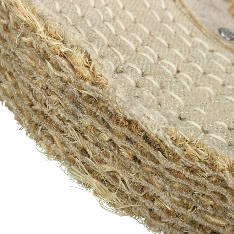 1 x 150*20mm 6'' Sisal Cloth Buffing Wheel For Stainless Steel Metal Polishing Tool Accessories