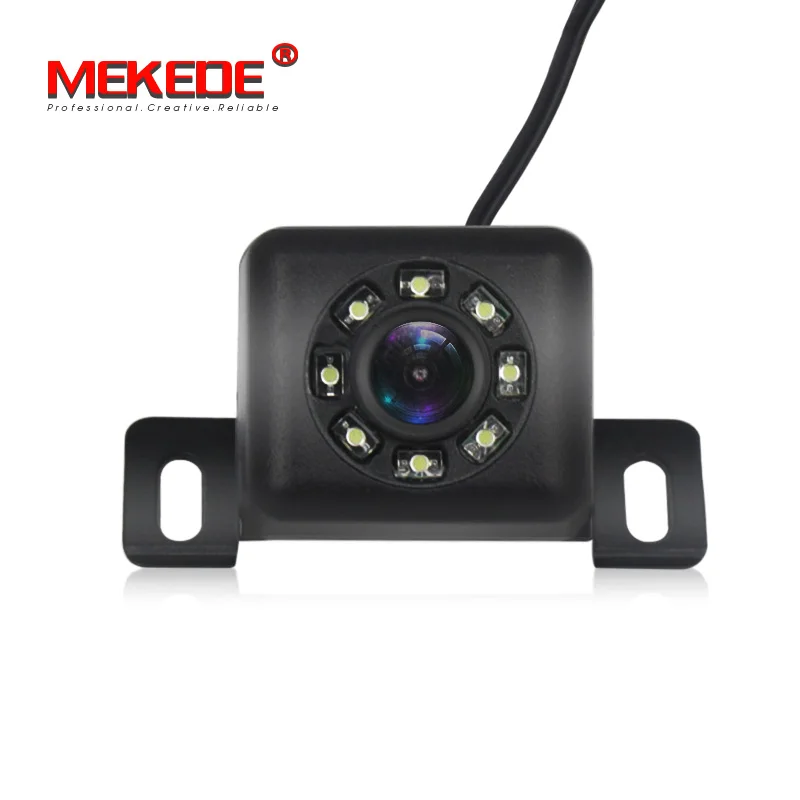 MEKEDE 8 светодиодный камера заднего вида с ночным видением, широкоугольная HD цветное изображение, водонепроницаемая универсальная камера заднего вида для парковки