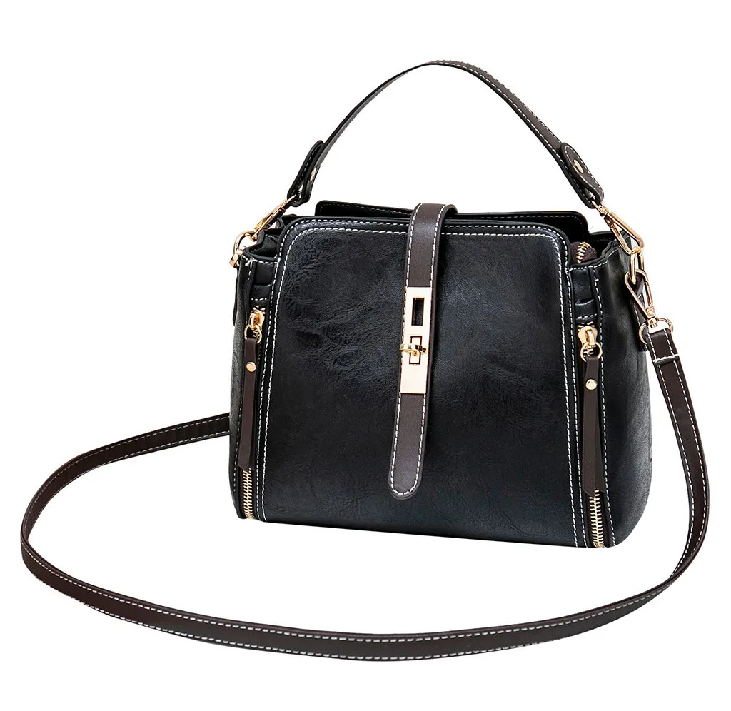 

Women's Fashion Sen Department Joker Bucket Bag Single Shoulder Messenger Bags Torba na trend 2019