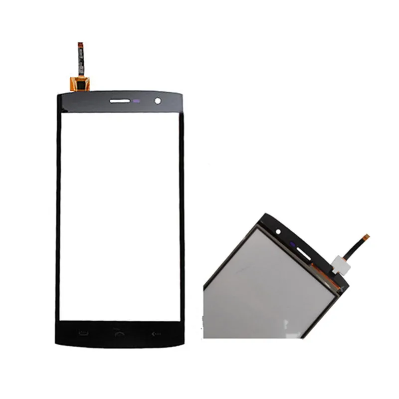 

black For HOMTOM HT7 HT7 Pro Touch Screen Digitizer Glass Panel Replacement Touch Sensor Front Glass