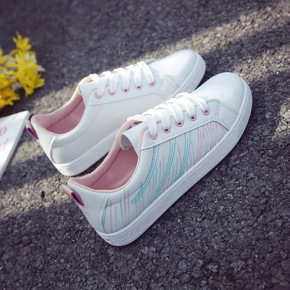 

Sagace summer autumn wild white shoes woman women flat shoes slip on casual walking shoes sneakers women JL 26