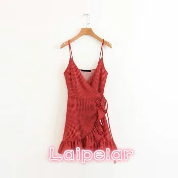 

Women Sexy backless off shoulder v neck wrap beach dress Casual sleeveless bow mini dress Summer ruffle star chiffon dress