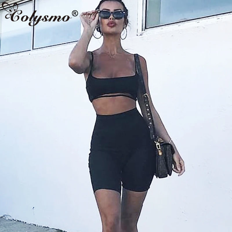 Colysmo 2 طبقات مثير بذلة سروال قصير صيفي للأطفال إمرأة بذلة السراويل الجسم Feminino Playsuit مثير ارتداءها زائد حجم حللا