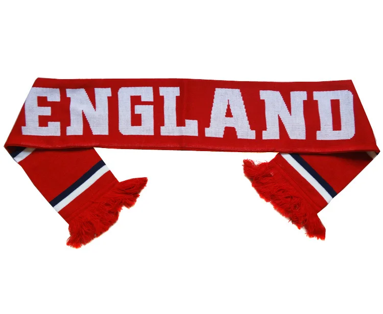 Double sided Acrylic Knitted England National Football Team Winter