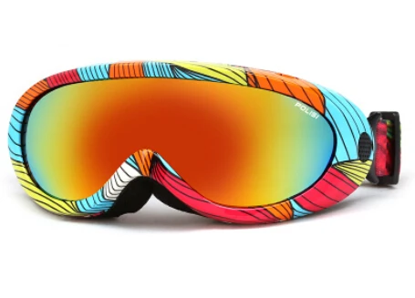 POLISI niños Snowboard Skate gafas de esquí de invierno UV400 esquí nieve gafas niños niñas Anti-niebla Esqui nieve gafas