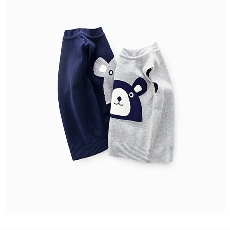 Cute Cartoon Boys Knitted Vest Spring Autumn Sleeveless Vest Children Top Clothes Casual Baby Costume Kids Waistcoat For Newborn