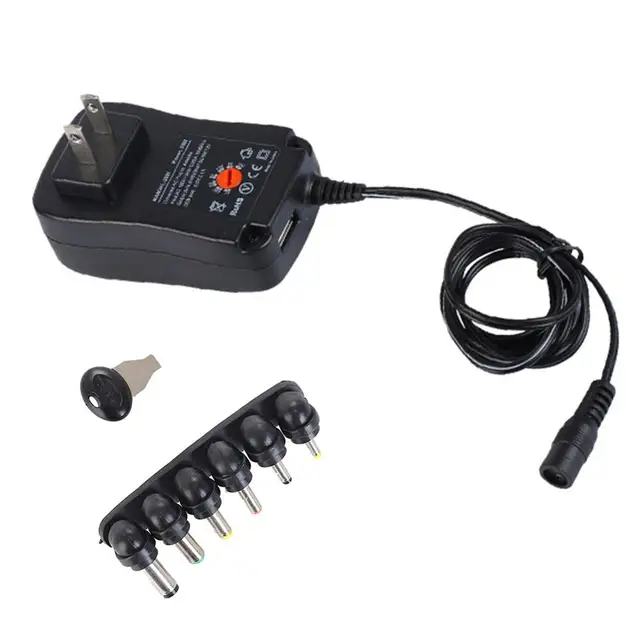 Multi Function Adjustable Voltage Power Supply Adapter 3V 12V US UK EU