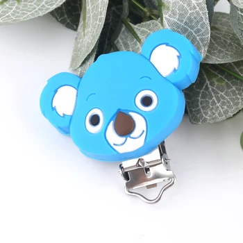 

Let's Make 1PC Pacifier Clip Cute Koala Silicone Teething Accessories DIY Crafts Pacifier Holder Shower Gift Silicone Teether