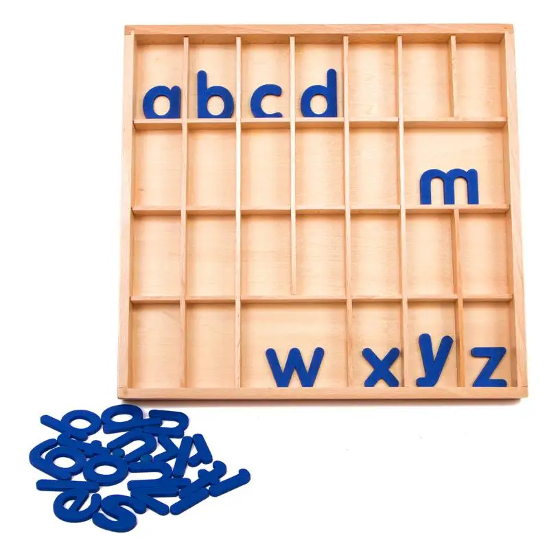 Montessori Language Material Movable Alphabet Box Educational Baby Language Learning Toys For Children Juguetes ME2864H