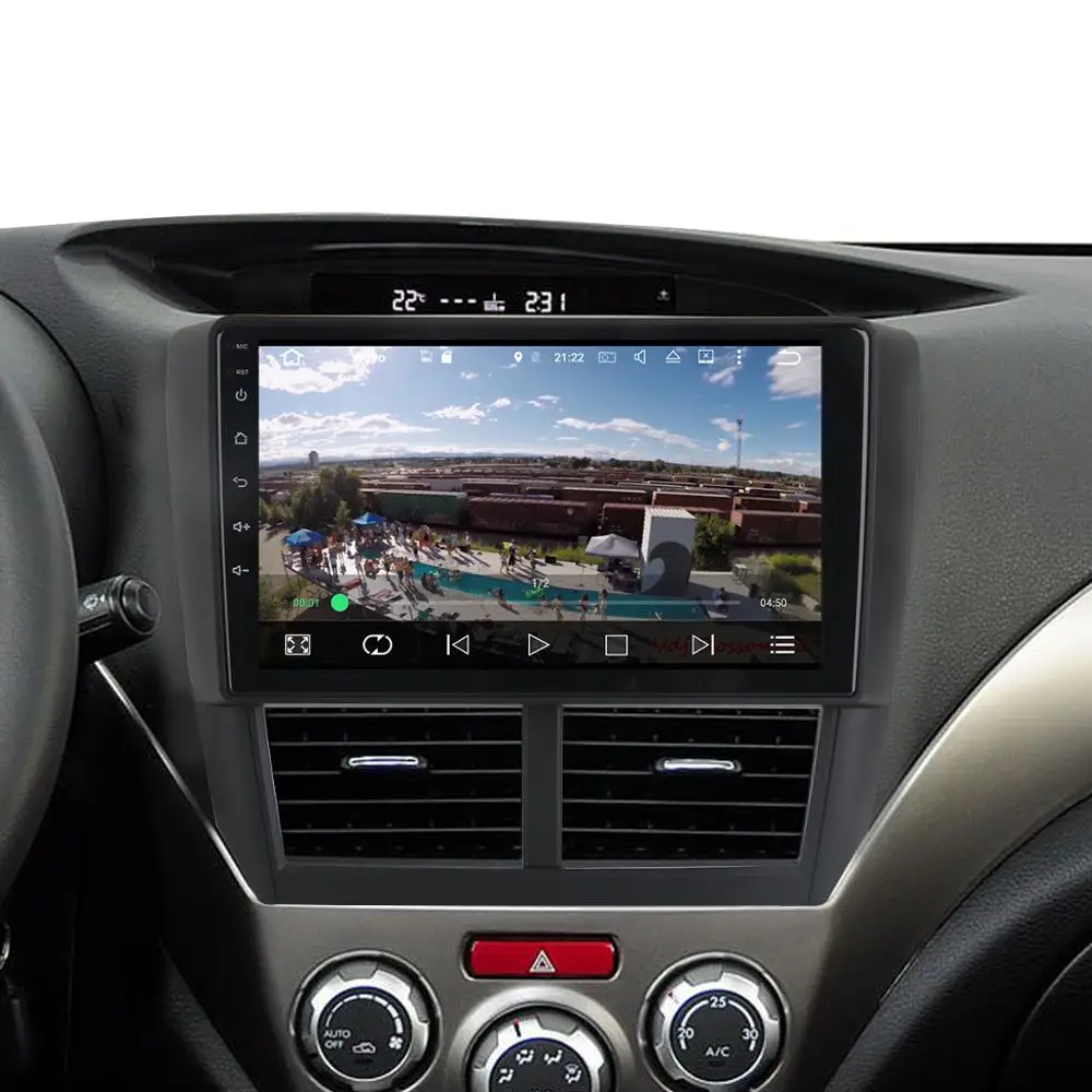 Discount Dasaita Android 8.1 Car DVD GPS for Subaru Forester Multimedia 2008 2009 2010 2011 2012 with 9" IPS Touch Screen Auto Stereo LET 3