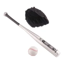 1 комплект алюминиевых бейсбольных бита Beisbol+ перчатки+ мяч Bate Taco Basebol Beisbol Hardball 24 дюйма для детей подарок для детей до 12 лет