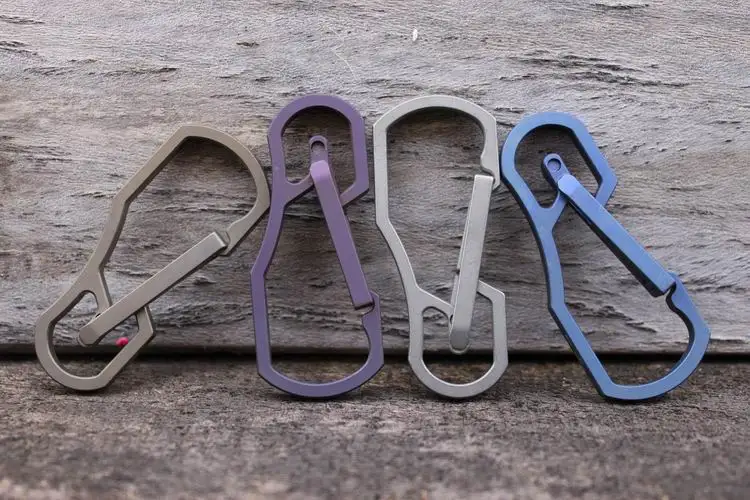 

4 Colors "G" Titanium Alloy Combination Keychain Hanging Buckle Fast Hanging Senior Gift EDC Multi Tools