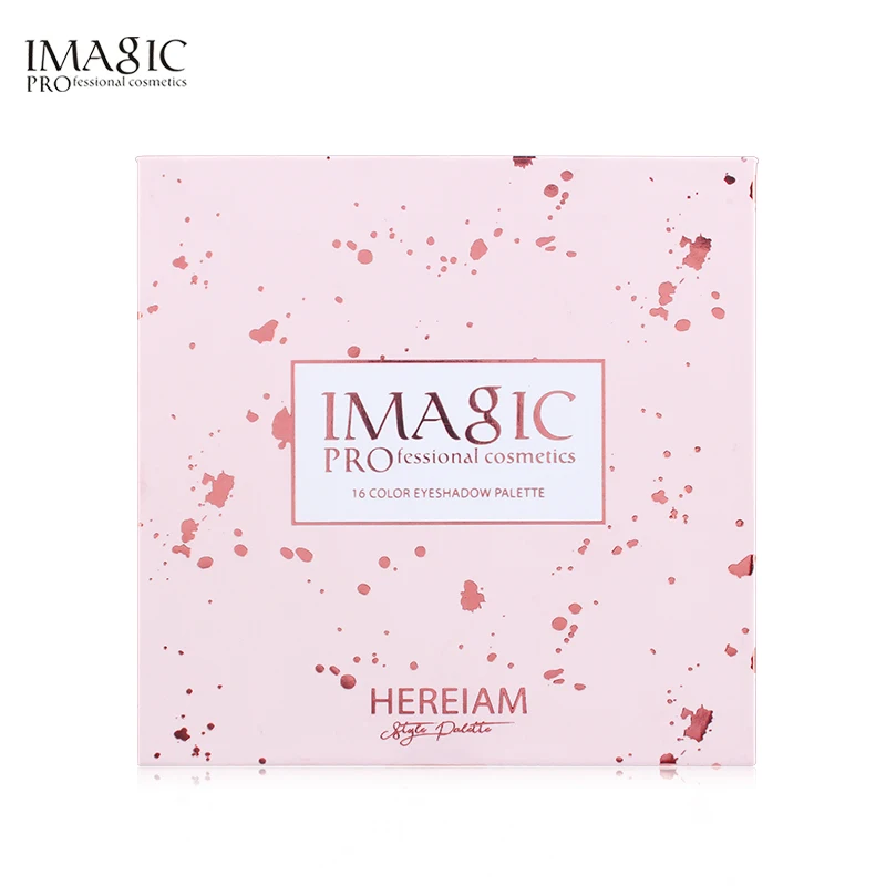 IMAGIC16 палитра теней для век Shimmer Fashion Matte Makeup палитра теней для век высокого качества Розовая посылка теней для век