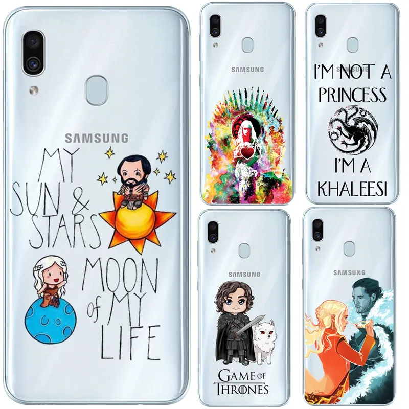 

Game of Throne House Stark Targaryen GOT Silicone Phone Case Cover For Samsung A7 2018 A750 A6 A6 Plus 2018 A10 A30 A50 2019