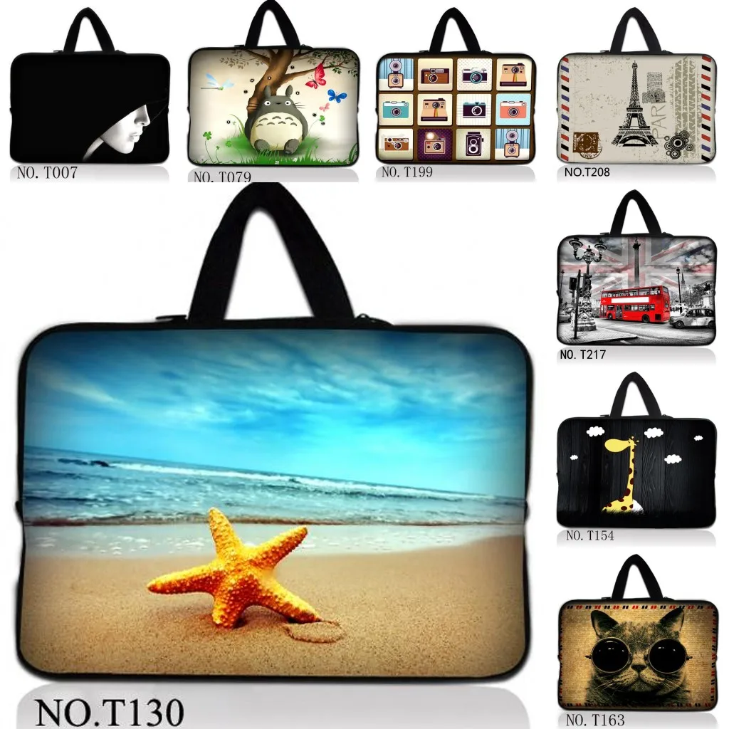 Hot Design Neoprene Laptop Sleeve Case Bag +Handle For 13