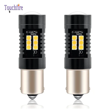 

2PCS LED 1156 1157 P21W BA15S PY21W BAU15S Canbus Car Bulb 1200Lm Turn Signal Reverse Light 3030SMD Drop Shipping 12V For Volvo