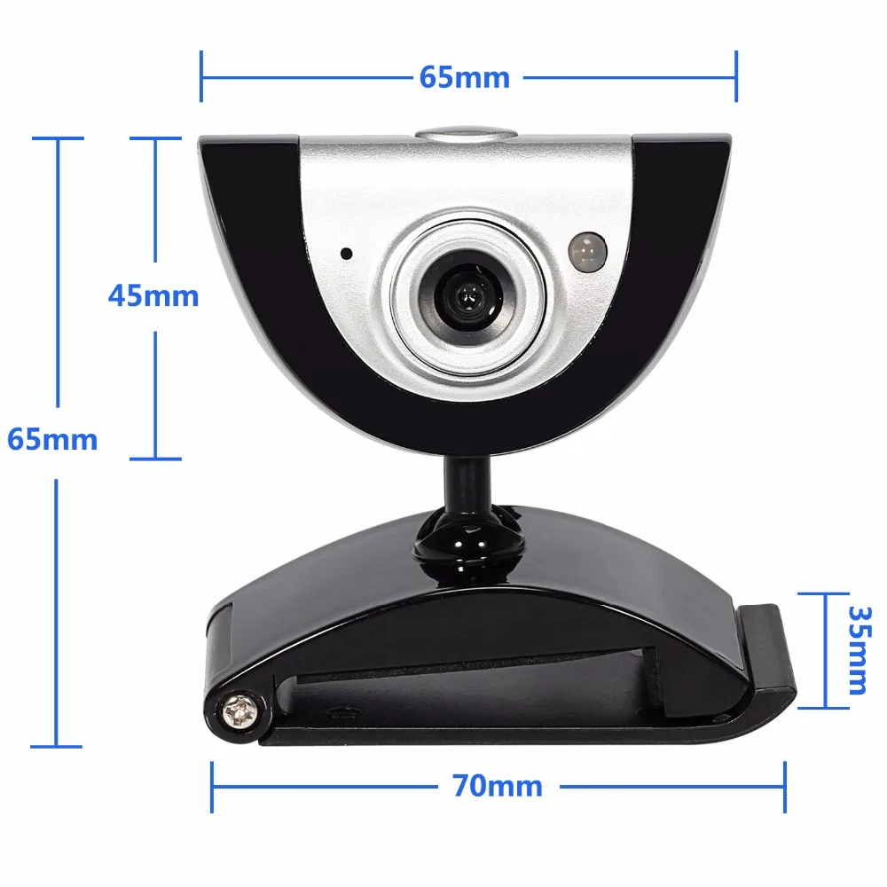 Logitech C270 HD Vid 720P Webcam Built-in Micphone USB2.0 Mini Computer Camera for PC Laptop Video Calling Support Official Test