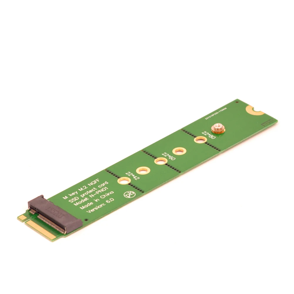 M key NGFF Extender Board M.2 SSD Protect Card Test Tool PCI E 2 Lane M