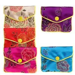 JAVRICK сумки для хранения ювелирных изделий Шелковый китайский традиционный мешочек кошелек подарки Ювелирные изделия Органайзер