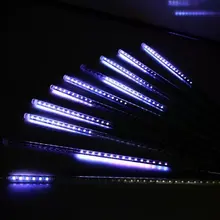 50 см длинный Снег осень метеоритная Светодиодная трубка; 12 мм диаметр; 10 шт./компл.; AC90-260V вход