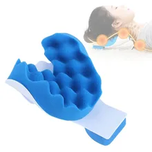 Neck Pillow Shoulder Muscle Relaxer Traction Device for Pain Relief Cervical Spine Alignment Neck Support Travel Massage neck nerves headaches pain relief massager hammock effective cervical posture alignment braces support for home office travel