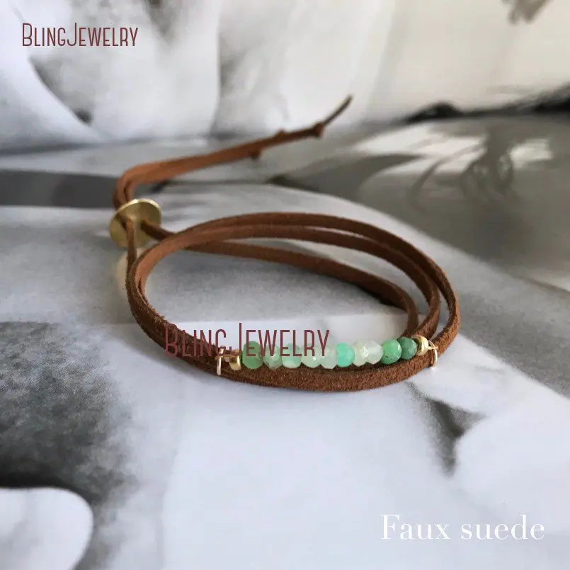 20181005-BM18601-stone bracelet leather bracelet minimal leather wrap bracelet coachella bracelet