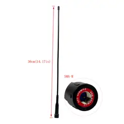 UHF 400-480MHz длинная 14.17in SMA-M антенна для Retevis RT1 RT8 двухсторонняя рация J9106D