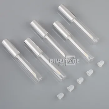 

New 5pcs 10ml Clear Lip Balm Cute Bottle Empty Cosmetic Container Tube Travel Gloss