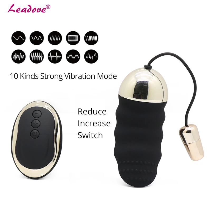 10 Function USB Remote Control Vibrating Wireless Sex Eggs Masturbator Female G Spot Bullet Vibrator Sex Toys Products (10)