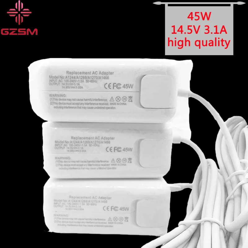 

GZSM New Working MacSafe 45W 14.5V 3.1A power adapter Charger for apple Macbook proA1237 A1269 A1270 A1304 A1369 A1370 A1374