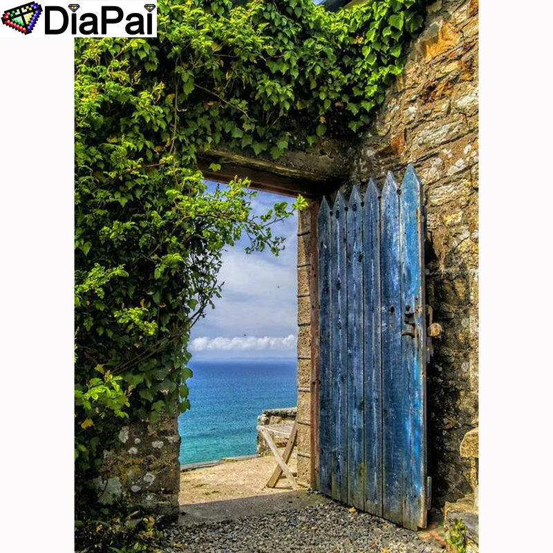 

DIAPAI 100% Full Square/Round Drill 5D DIY Diamond Painting "Seaside scenery" Diamond Embroidery Cross Stitch 3D Decor A21565