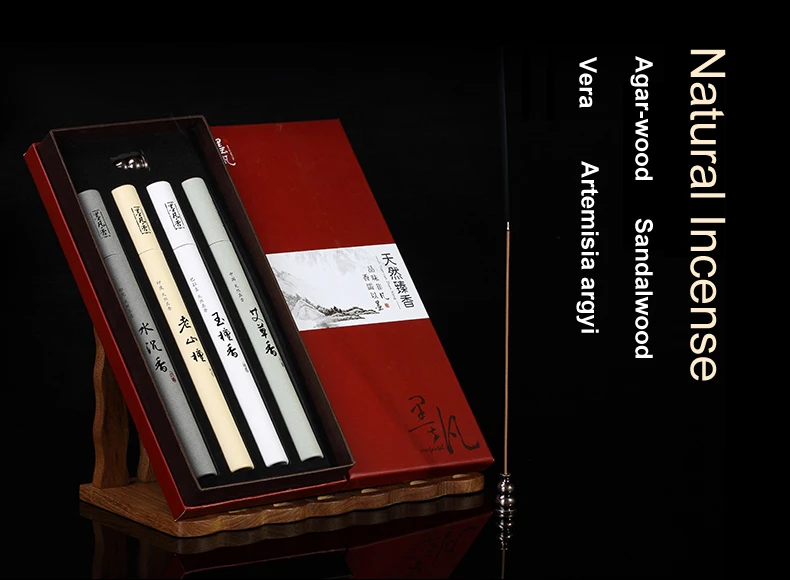 Chinese Stick Incense Agarwood Sandalwood Vera Artemisia argyi Mixed