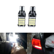 2x Canbus T15 W16W 921 912 светодиодные лампы 4014 SMD супер яркий автомобильный резервный Фары заднего хода Белый Свет автомобиля для Volkswagen VW Passat B7