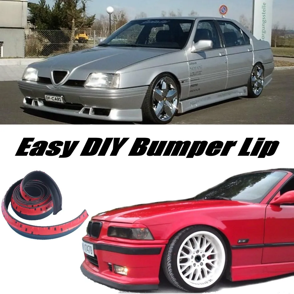 Body kit Tuning Splitter Front Skirt Tuning For Alfa Romeo 164  168 AR 1987~Onwork