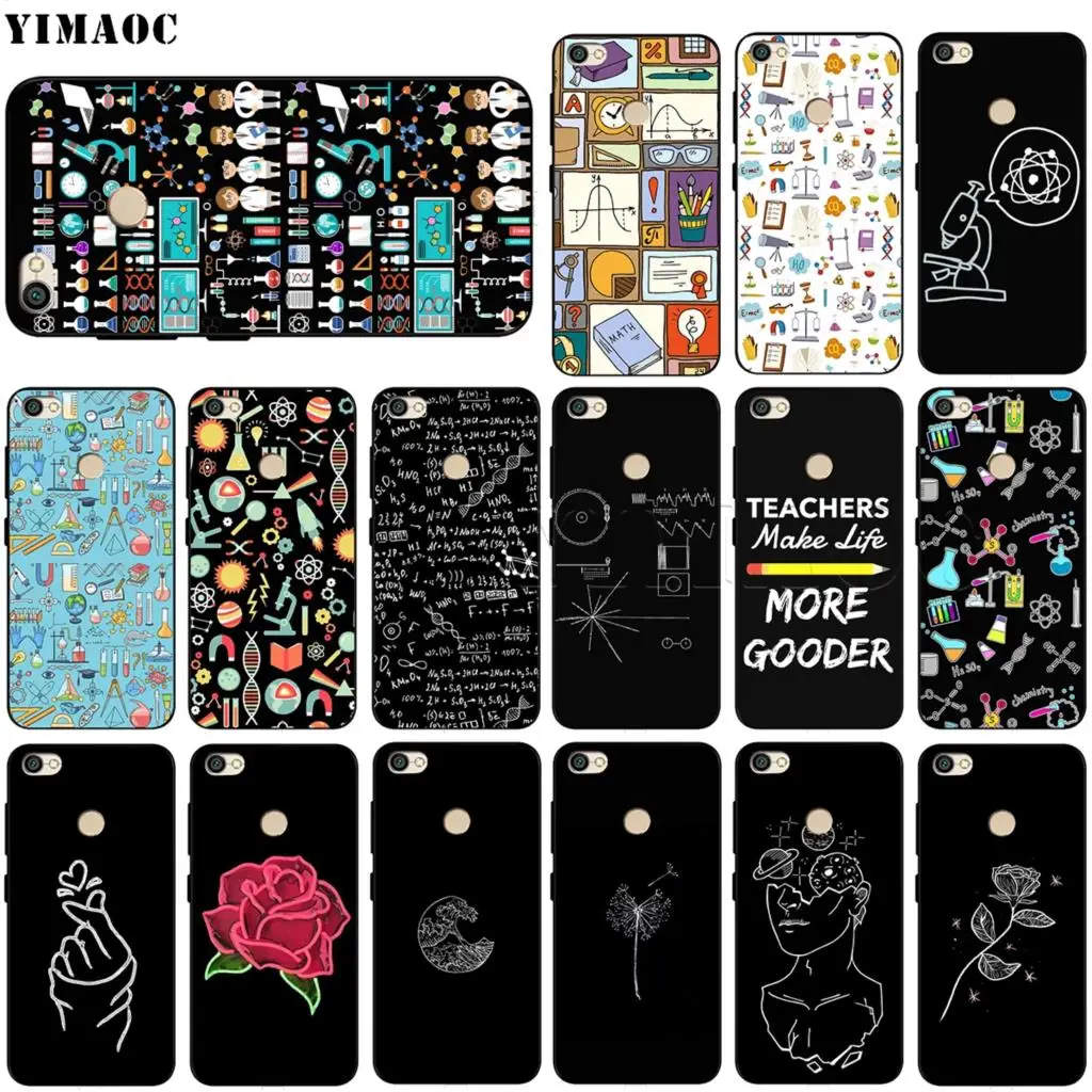 

YIMAOC Science Studies Icon Soft Silicone Case for Xiaomi Redmi Note 4 4x 4a 5 5a 6 Pro Prime Plus