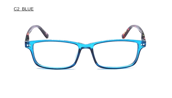 SWOKENCE+ от 1,0 до+ 4,0 синий светильник, очки для чтения, мужские и женские, брендовые, модные, радиационные, устойчивые к дальнозоркости очки R149 - Цвет оправы: C2