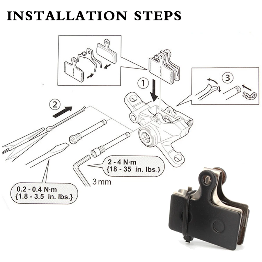 4 пары (8 шт.) дисковые Тормозные колодки для велосипеда и Shimano M615 M666 M675 M785 M960 M985