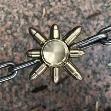 30 шт./лот восьми-arm пуля чистый Медь Спиннер антистресс ручной Спиннер для пальцев Spinner анти-стресс могут быть разобран